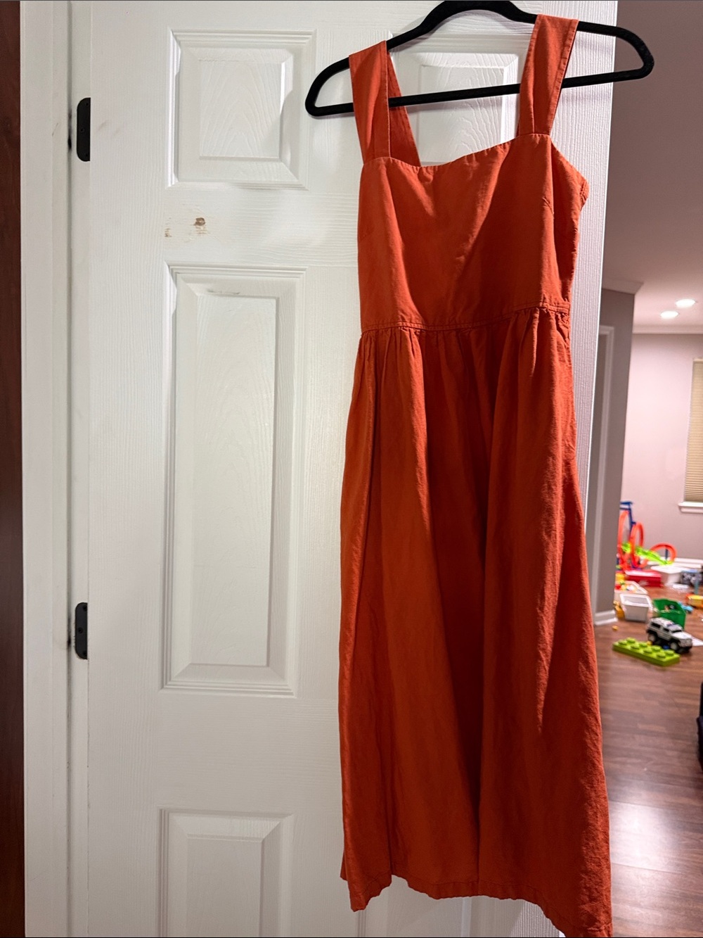 Uniqlo Orange Midi Sundress
